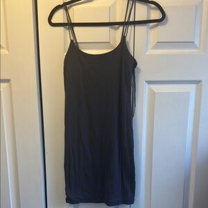 Dark Blue Spaghetti Strap Forever21 Dress